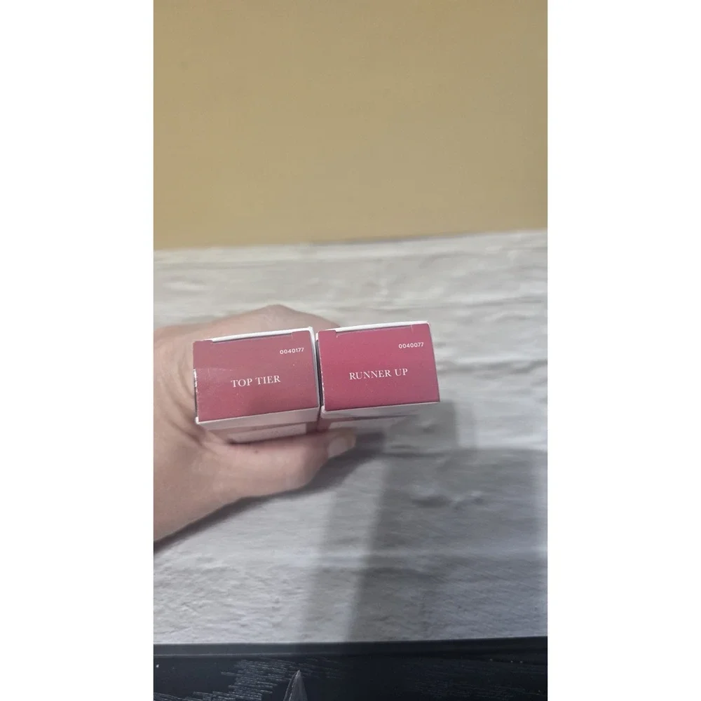 New In Box Laura Gellar Treat-N-Go Tinted Lip Oil Set Of 2 Top Tier&Runner Up